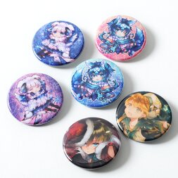 Vivid Worlds of sshigaraki Round Pin Badge Collection