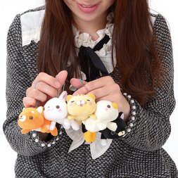 Daramofu-san Minna Nakayoshi Plush Collection (Mini Ball Chain)