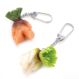 Depressed Vegetable Keychains