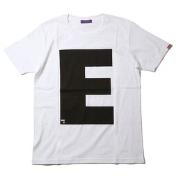 RADIO EVA 410 NERV Letter E White T-Shirt
