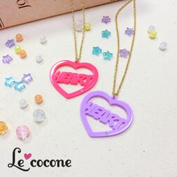 Le cocone Fancy Heart Long Necklace