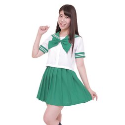 Color Sailor - Sailor Suit Cosplay Outfit (Green)