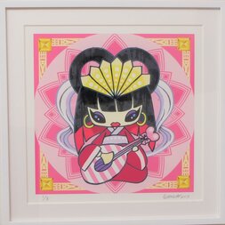 Shibuya Pixel Art Artist Works: Econeko Original Art Print