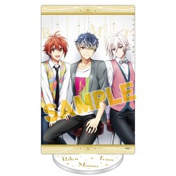 IDOLiSH 7 Riku & Tenn & Momo Clear Acrylic Stand