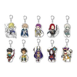 Pikuriru! Fate/Grand Order Trading Acrylic Keychain Charms Vol. 6 Box Set