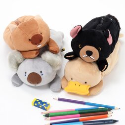 Wombat-san Tachi Big Pen Cases
