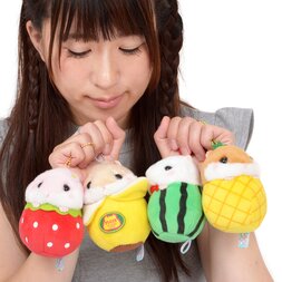 Coroham Coron Fruits Hamster Plush Collection (Ball Chain)
