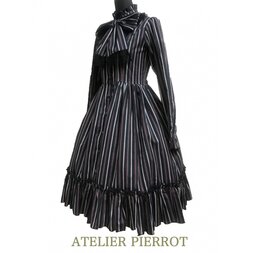Atelier Pierrot Standing Collar Blouse Dress