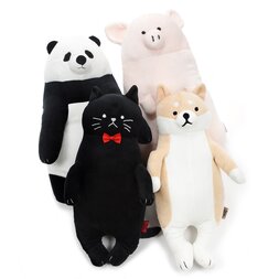 Animal Lesson Mocchiri Medium Hug Pillow Collection