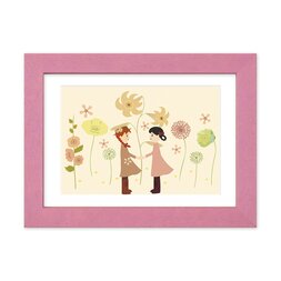 "Anne & Diana" Chara Fine Graph Dina*Dina Masterpiece Pictures Print