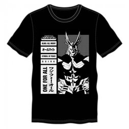 My Hero Academia All Might Men's Black T-Shirt