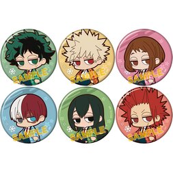 Yurutto Darun My Hero Academia Warm Hanten Character Badge Collection Box Set