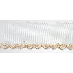 Atelier Pierrot Gold Lamé Tulle Lace
