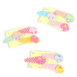 Pop Mushroom Hair Clip Set