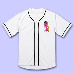 NUEZZZ KIDPUP G-Dog Baseball Shirt