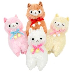 Alpacasso Pompom Velvet Ribbon Alpaca Plush Collection (Standard)