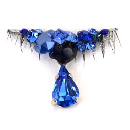 Miyuki's Eyelashes Jewel Tear Blue Lower False Eyelash