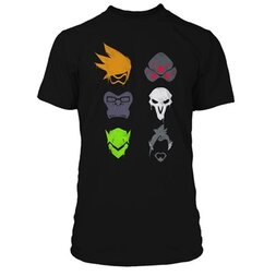 Overwatch Versus Spray Premium Black T-Shirt