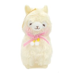 Alpacasso Pompom Velvet Ribbon Alpaca Plush Collection (Ball Chain)