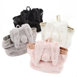 FLAPPER Rabbit Ears Fur Backpack