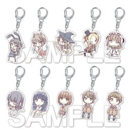 Rascal Does Not Dream of Bunny Girl Senpai Trading Acrylic Keychain Charms Box Set