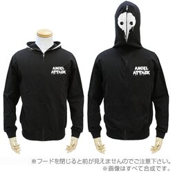 Evangelion Angel Black Full-Zip Hoodie