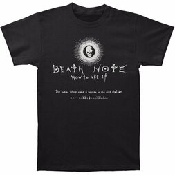 Death Note How to Use It Adult T-Shirt