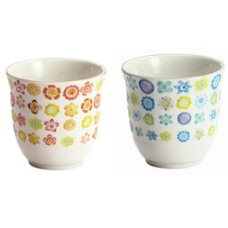Hana Botan Mino Ware Teacups