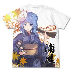 Kantai Collection -KanColle- Urakaze Yukata Ver. White Graphic T-Shirt