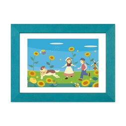"Himawari" Chara Fine Graph Dina*Dina Masterpiece Pictures Print