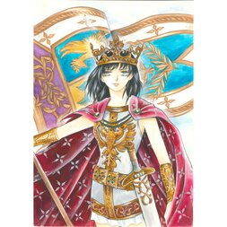 Riho Sachimi Gin no Valkyries Original Framed Reproduction Art Print No. 5