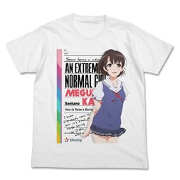 Saekano: How to Raise a Boring Girlfriend Megumi Kato Full-Color White T-Shirt