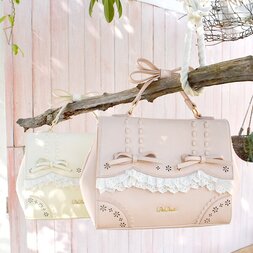 LIZ LISA Frilly Lace 3-Way Bag