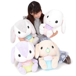 Pote Usa Loppy Baby Rabbit Plush Collection (Big)