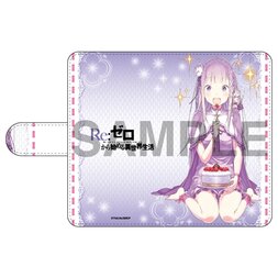 Re:Zero -Starting Life in Another World- Emilia's Birthday Life Notebook-Style iPhone Case: Shinichiro Otsuka Ver.