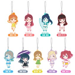 Nendoroid Plus: Love Live! Sunshine!! Swimsuit Ver. Collectible Rubber Straps Box Set