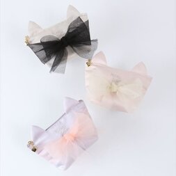 Honey Salon Cat Ear Ribbon Tissue Case