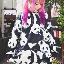 ACDC RAG Panda Hoodie Dress