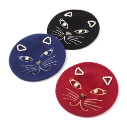 Cat Face Beret