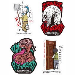 Capcom x B-Side Label Resident Evil Stickers