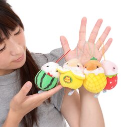 Coroham Coron Fruits Hamster Plush Collection (Mini Strap)