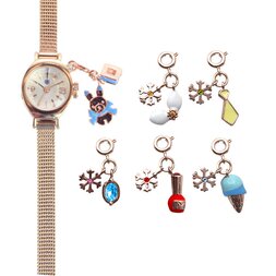 Snow Miku Wrist Watch w/ Charms