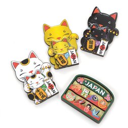 Souvenir Japan Wooden Magnets