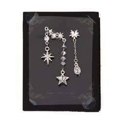 Miyuki's Eyelashes Stardrop Bindi Silver Face Jewels