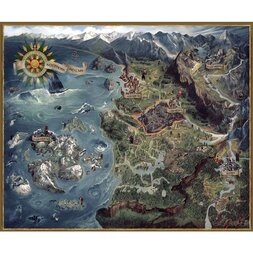 The Witcher 3: Wild Hunt Puzzle: Northern Realms Map