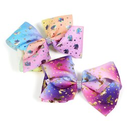 Unicorn Big Ribbon Clip