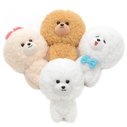 Mofu Mofu Bichon Dog Plush Collection (Standard)