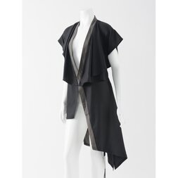 Ozz Conte Asymmetrical Drape Cardigan