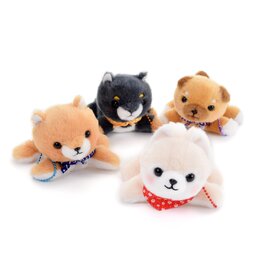 Mameshiba San Kyodai Kuttari Biyori Dog Plush Collection (Ball Chain)