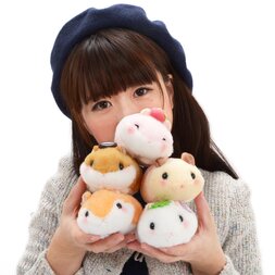 Coroham Coron Manmaru Friends Hamster Plush Collection (Ball Chain)